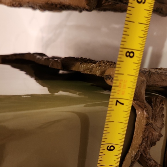 Belaverra Canister Set x 2 Avocado Green Pinecone Italian French Country - Picture 12 of 12